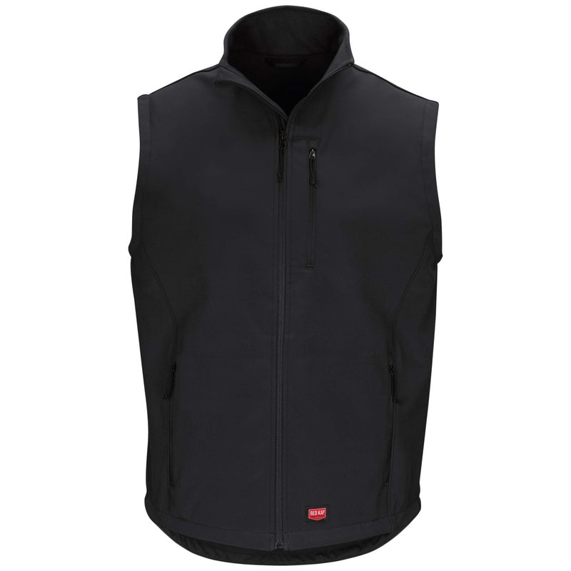 Red Kap mens Softshell Vest Work Utility Outerwear, Black, XX-Large US - Image 1